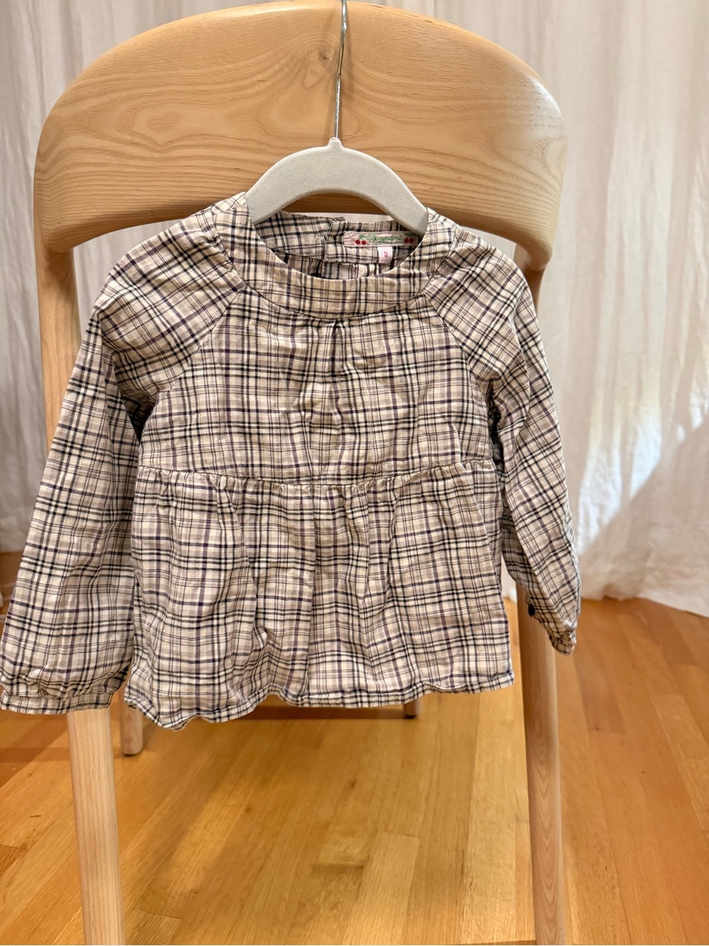 Bonpoint Plaid Blouse